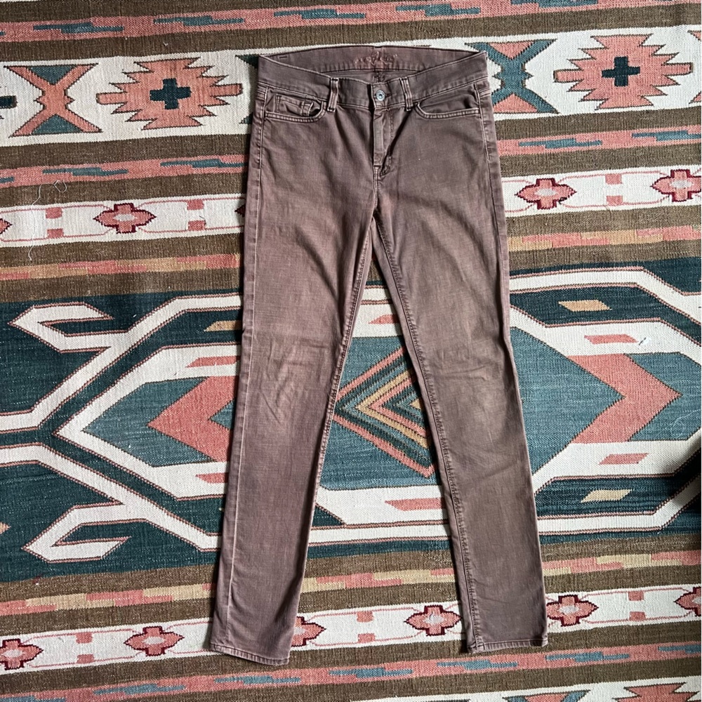 Vintage 7 Jeans muted brown cotton